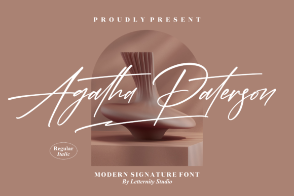 Agatha Paterson: A Graceful Script Font for Web Design