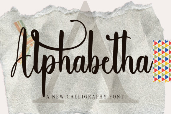 Alphabetha: Elevate Your Campaigns with a Luxurious Handwritten Font