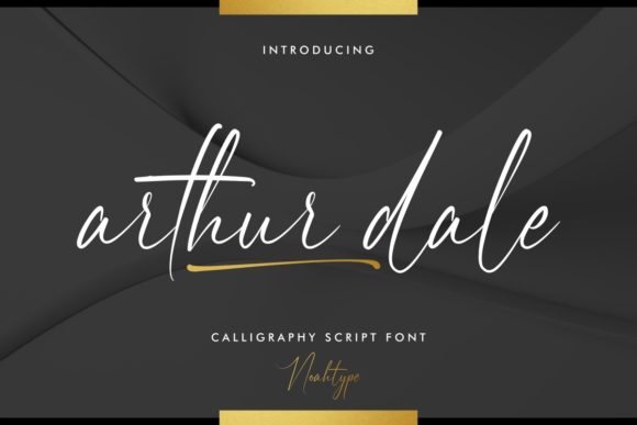 Arthur Dale: A Graceful Handwritten Font for Editorial Elegance