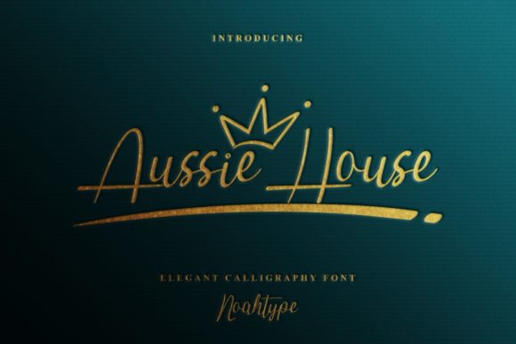 Aussie House: A Font for Elegant and Refreshing Editorial Design