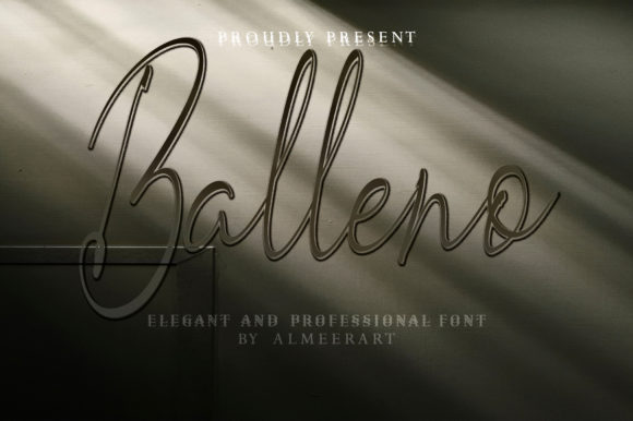 Balleno: A Delicate and Elegant Handwritten Font for Web Design