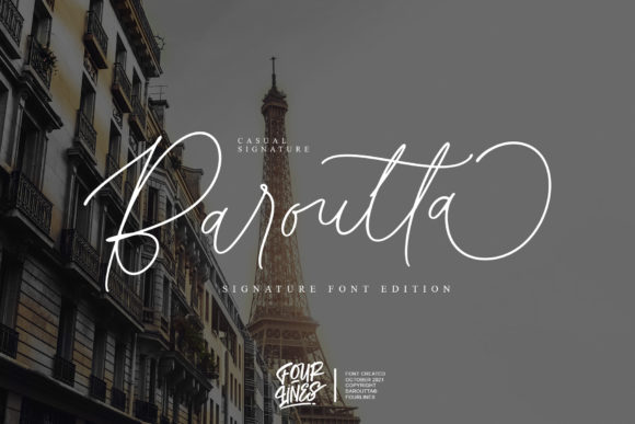 Baroutta: Elevate Your Brand with This Graceful Script Font