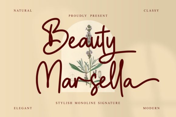 Beauty Marsella: A Script Font with Elegance
