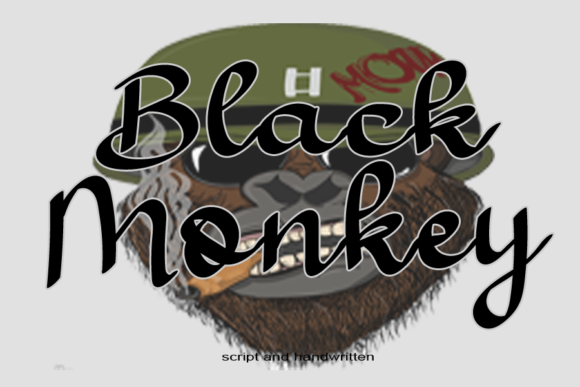 Black Monkey: A Charming Script Font for Your Brand