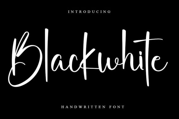Blackwhite: A Versatile Handwritten Font for Creative Campaigns