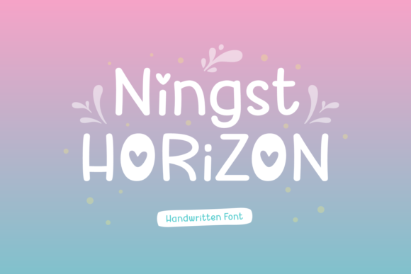Bring Charm to Your Creations with Ningst Horizon Font