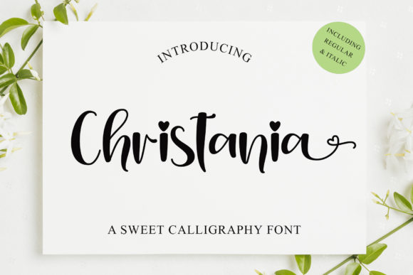Christania: A Charming Handwritten Font for Makers