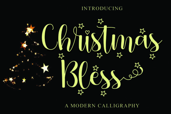 Christmas Bless: A Handwritten Font for Elegant Editorial Design