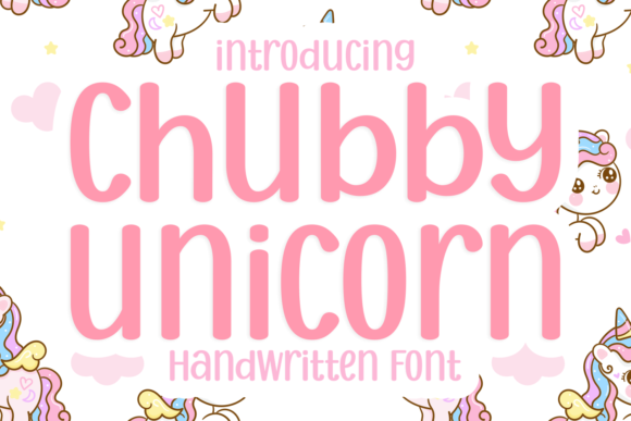 Chubby Unicorn: A Charming Handwritten Font for Branding