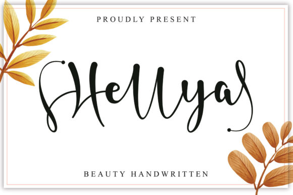 Discovering Hellya: A Script Font for Elegant Publishing