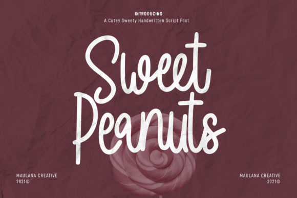 Discovering Sweet Peanuts: A Font for Elegant Design