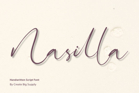 Elevate Your Brand with Nasilla: A Luxurious Script Font