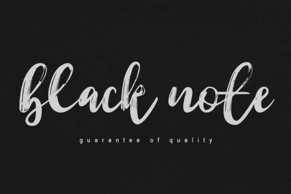 Enhance Your Brand with Black Note Font