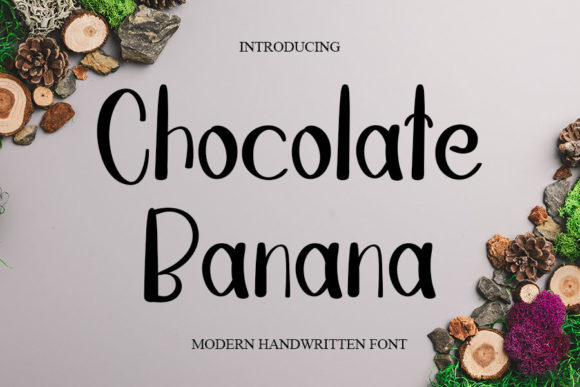 Enhance Your Brand with Chocolate Banana Font