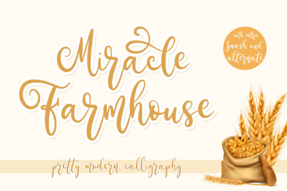 Enhance Your Brand with Miracle Farmhouse Font