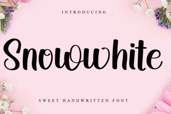 Enhance Your Brand with Snowwhite: A Premium Script Font