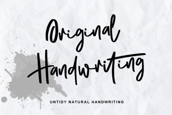 Enhance Your Campaigns with Original Handwritten Font