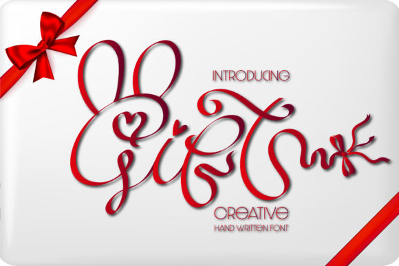 Gift: A Charming and Elegant Script Font for Editorial Design