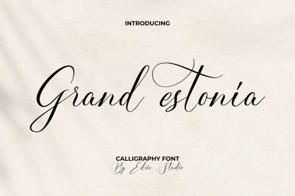 Grand Estonia: A Charming and Elegant Font for Web Design