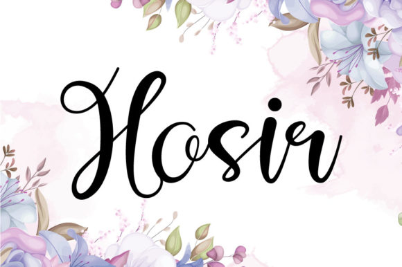 Hosir: A Magical Script Font for Eye-Catching Brand Content