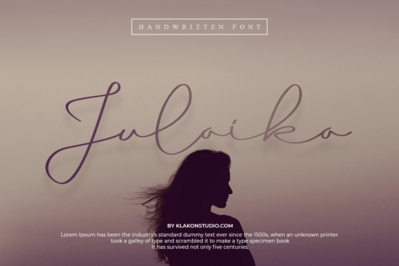 Julaika: A Handwritten Font for Modern Web Design