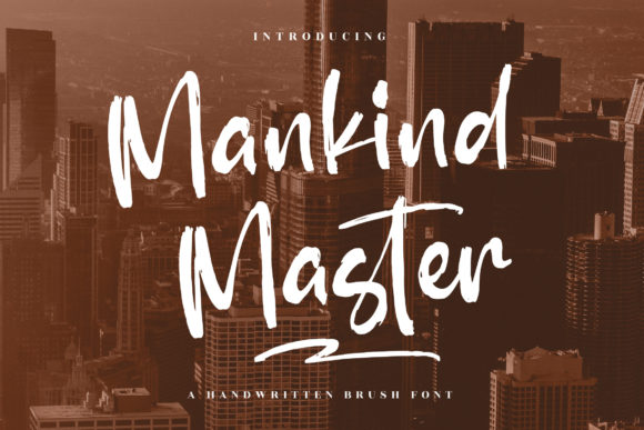 Mankind Master: A Graceful Script Font for Digital Design
