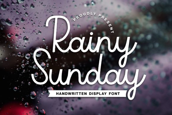 Rainy Sunday: A Magical Script Font for Elegant Branding