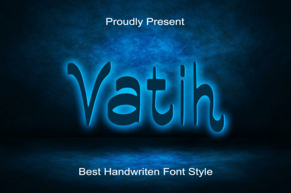 Vatih: A Handwritten Font for Editorial Design