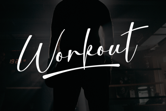 Workout: A Handwritten Font for Editorial Design